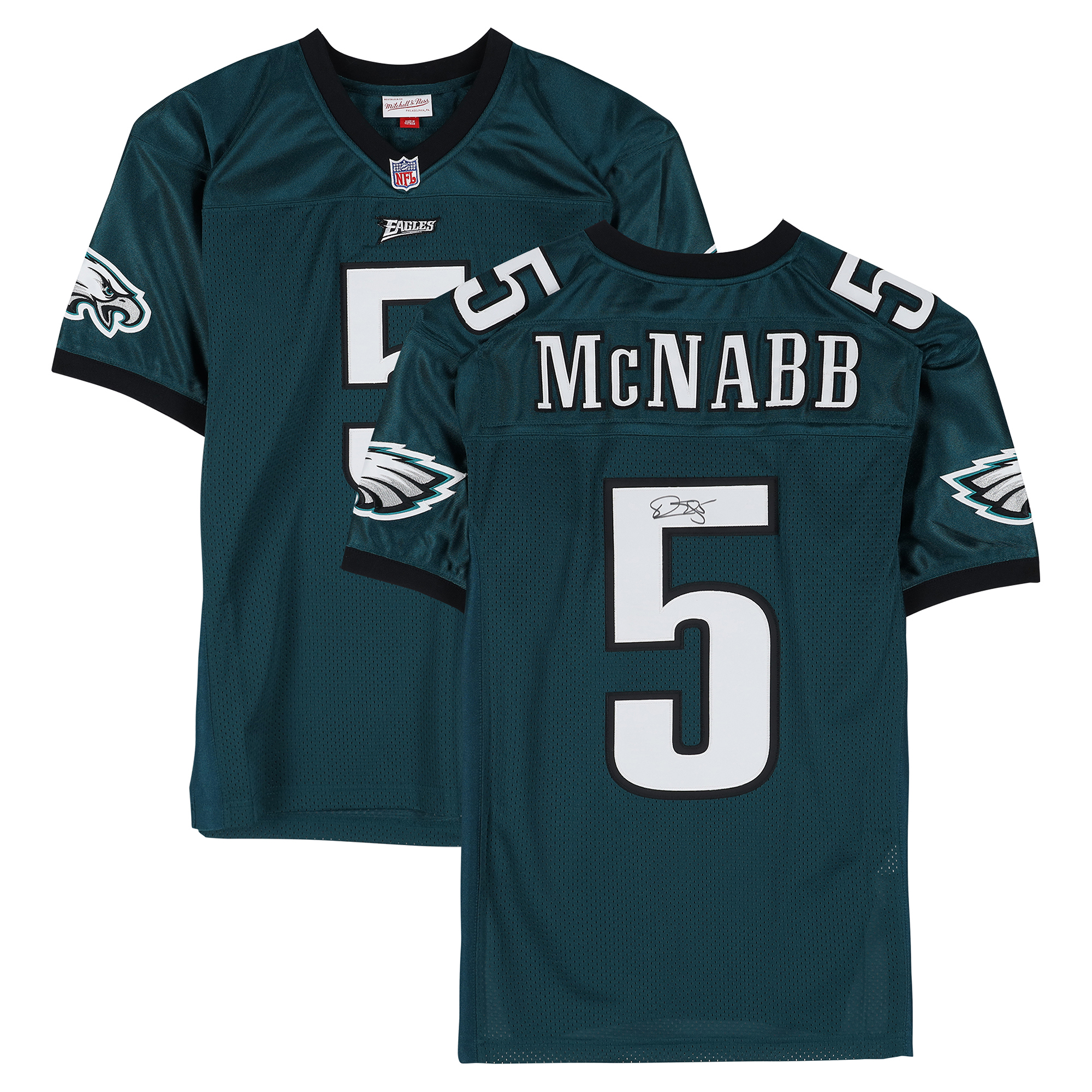 Donovan McNabb Philadelphia Eagles Autographed Midnight Green Mitchell & Ness 1999 Authentic Jersey
