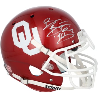 Brian Bosworth Oklahoma Sooners Autographed Schutt Authentic Helmet with "The Boz" Inscription