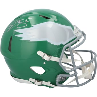 Donovan McNabb Philadelphia Eagles Autographed Riddell Kelly Green Speed Authentic Helmet