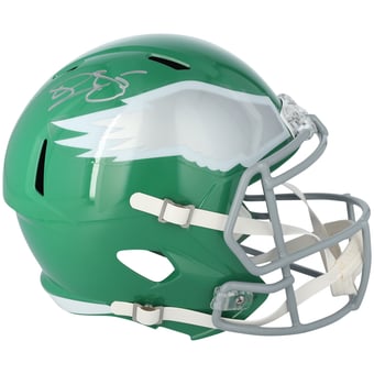 Donovan McNabb Philadelphia Eagles Autographed Riddell Kelly Green Speed Replica Helmet