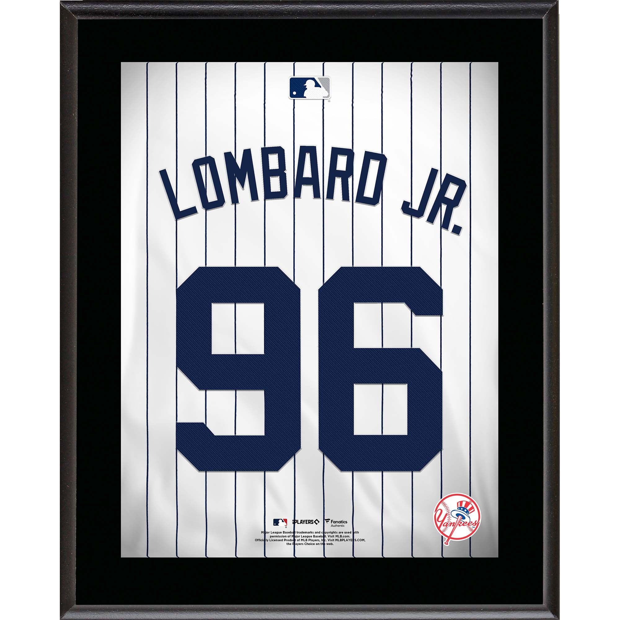 George Lombard Jr. New York Yankees 10.5" x 13" Jersey Number Sublimated Player Plaque