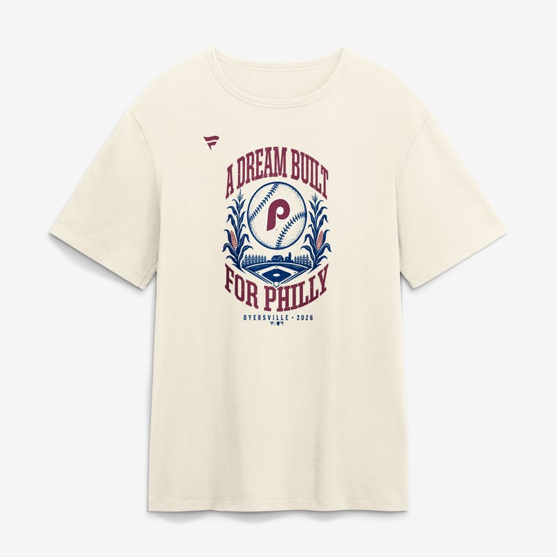 Men's Cream Philadelphia Phillies  Philly Will Come T-Shirt
