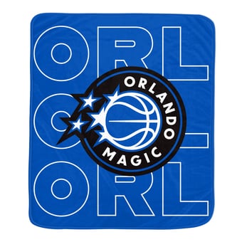 Pegasus Orlando Magic Abbreviation Echo 50" x 60" Ultra Soft Blanket