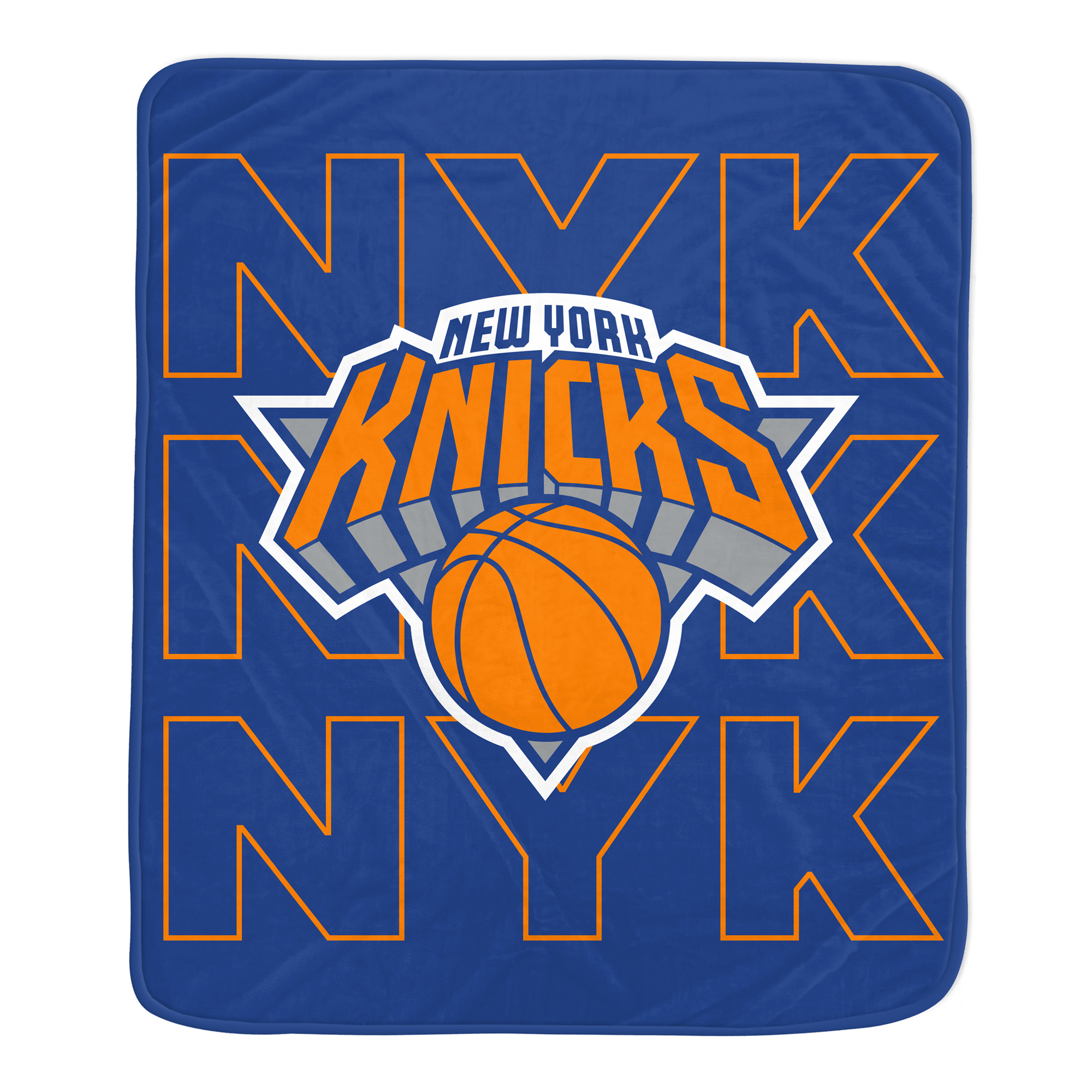 Pegasus New York Knicks Abbreviation Echo 50" x 60" Ultra Soft Blanket
