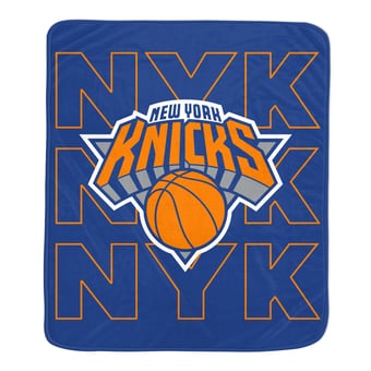 Pegasus New York Knicks Abbreviation Echo 50" x 60" Ultra Soft Blanket