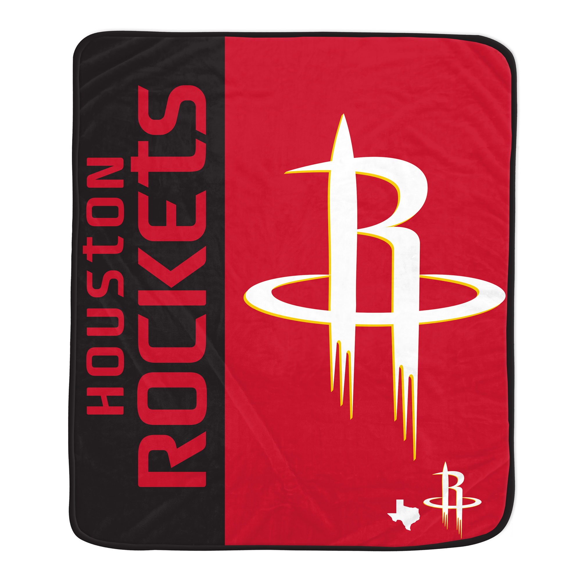 Pegasus Houston Rockets Baseline 50" x 60" Ultra Soft Throw Blanket