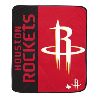 Pegasus Houston Rockets Baseline 50" x 60" Ultra Soft Throw Blanket