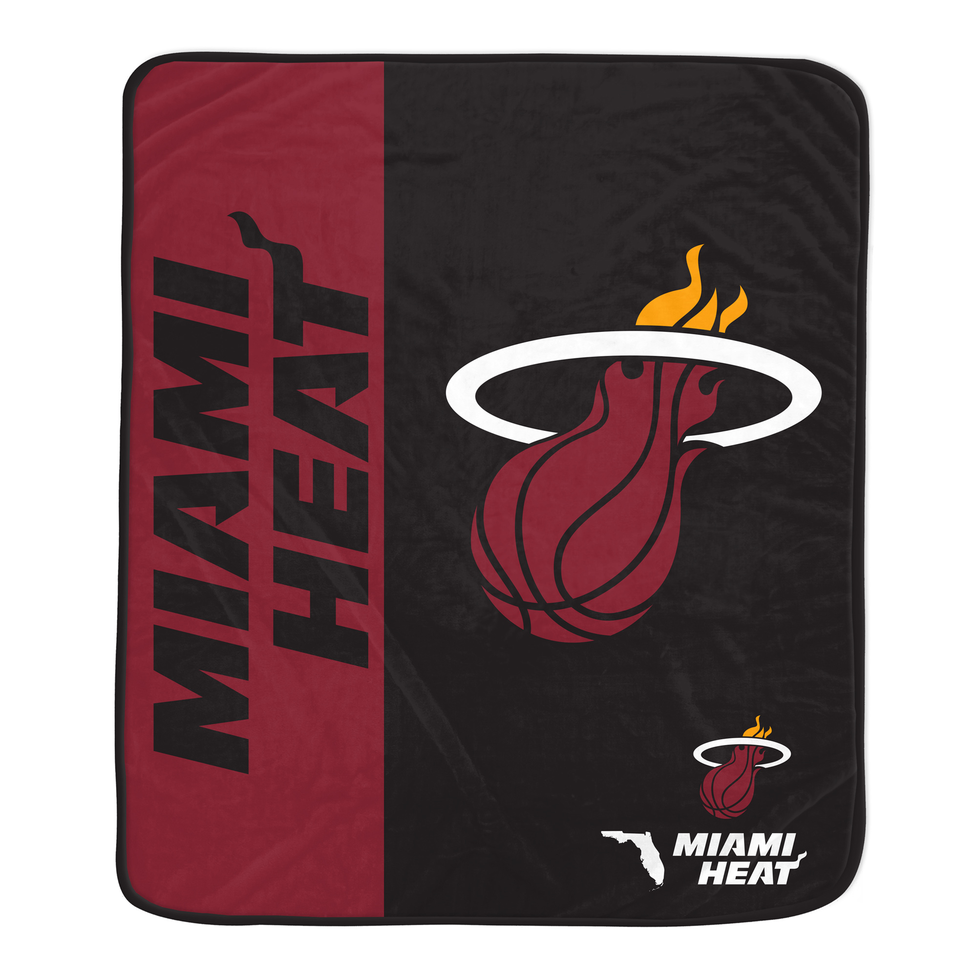 Pegasus Miami Heat Baseline 50" x 60" Ultra Soft Throw Blanket