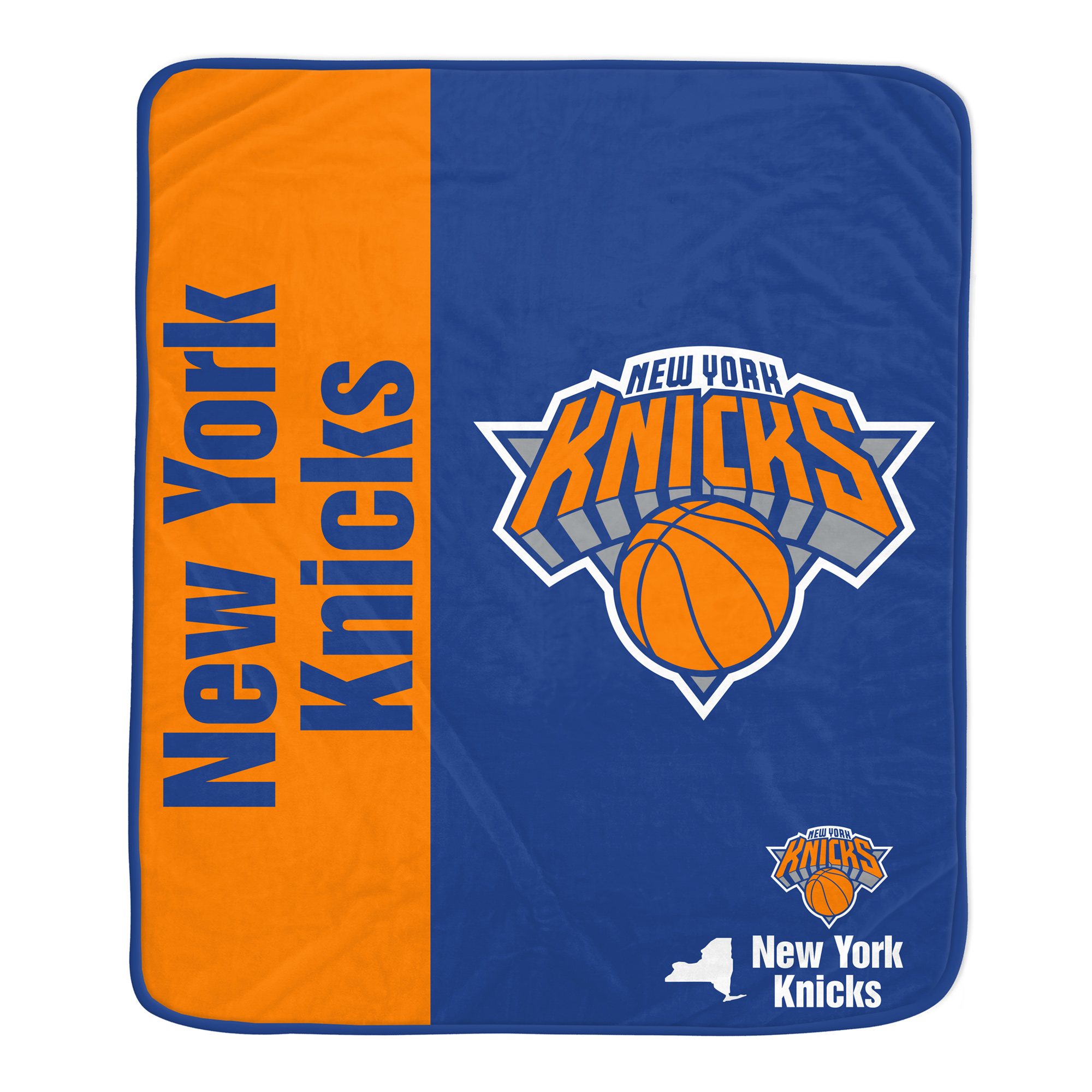 Pegasus New York Knicks Baseline 50" x 60" Ultra Soft Throw Blanket