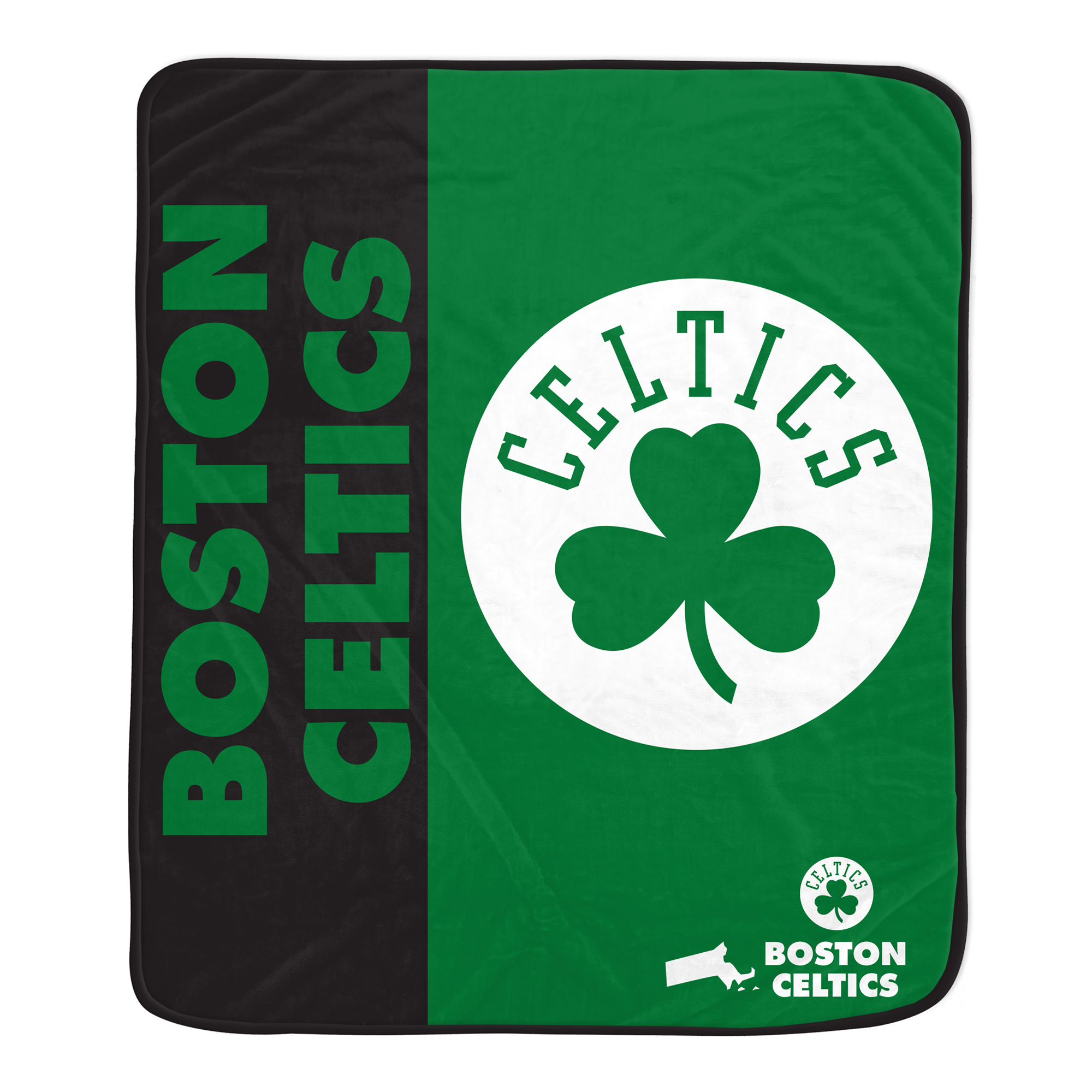 Pegasus Boston Celtics Baseline 50" x 60" Ultra Soft Throw Blanket