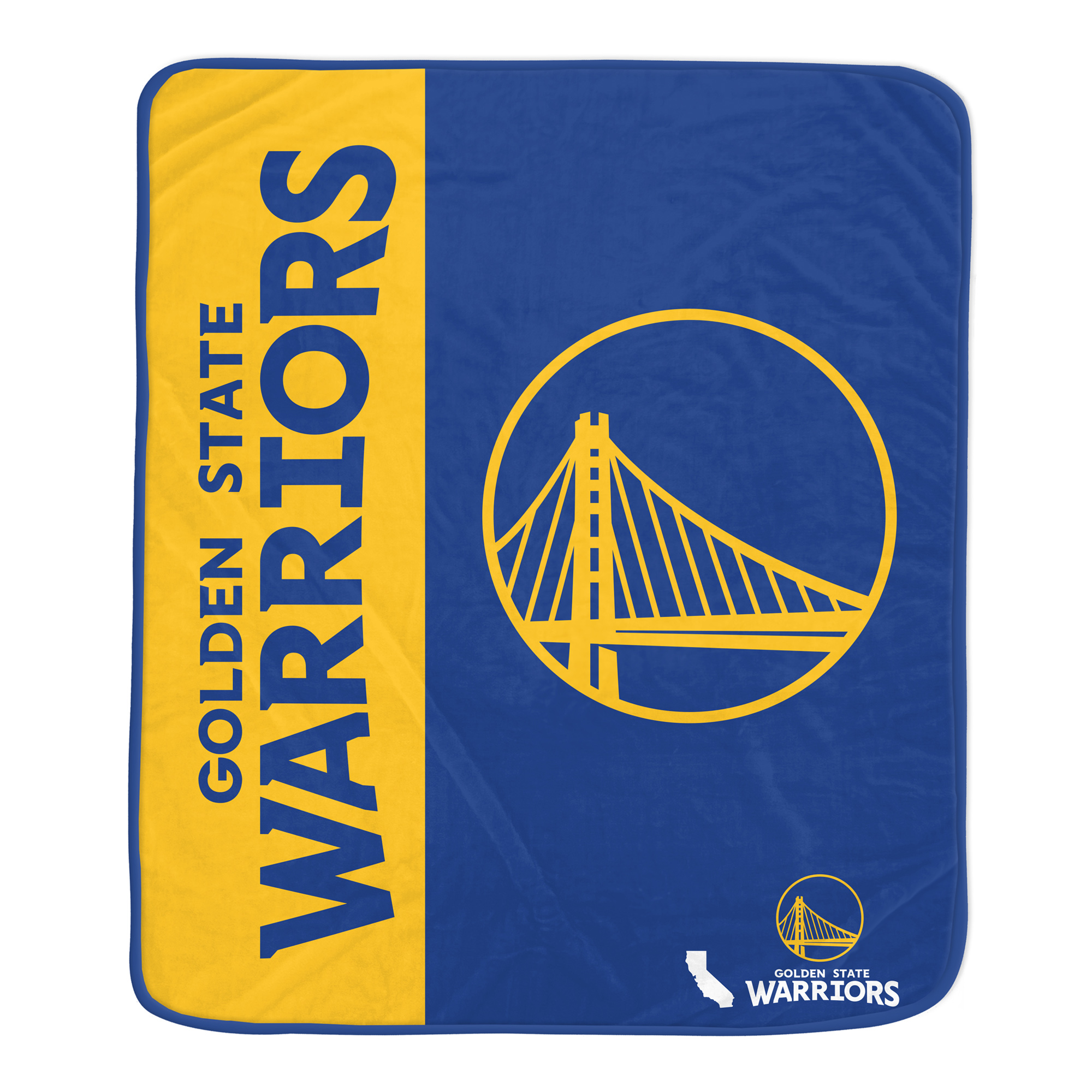 Pegasus Golden State Warriors Baseline 50" x 60" Ultra Soft Throw Blanket