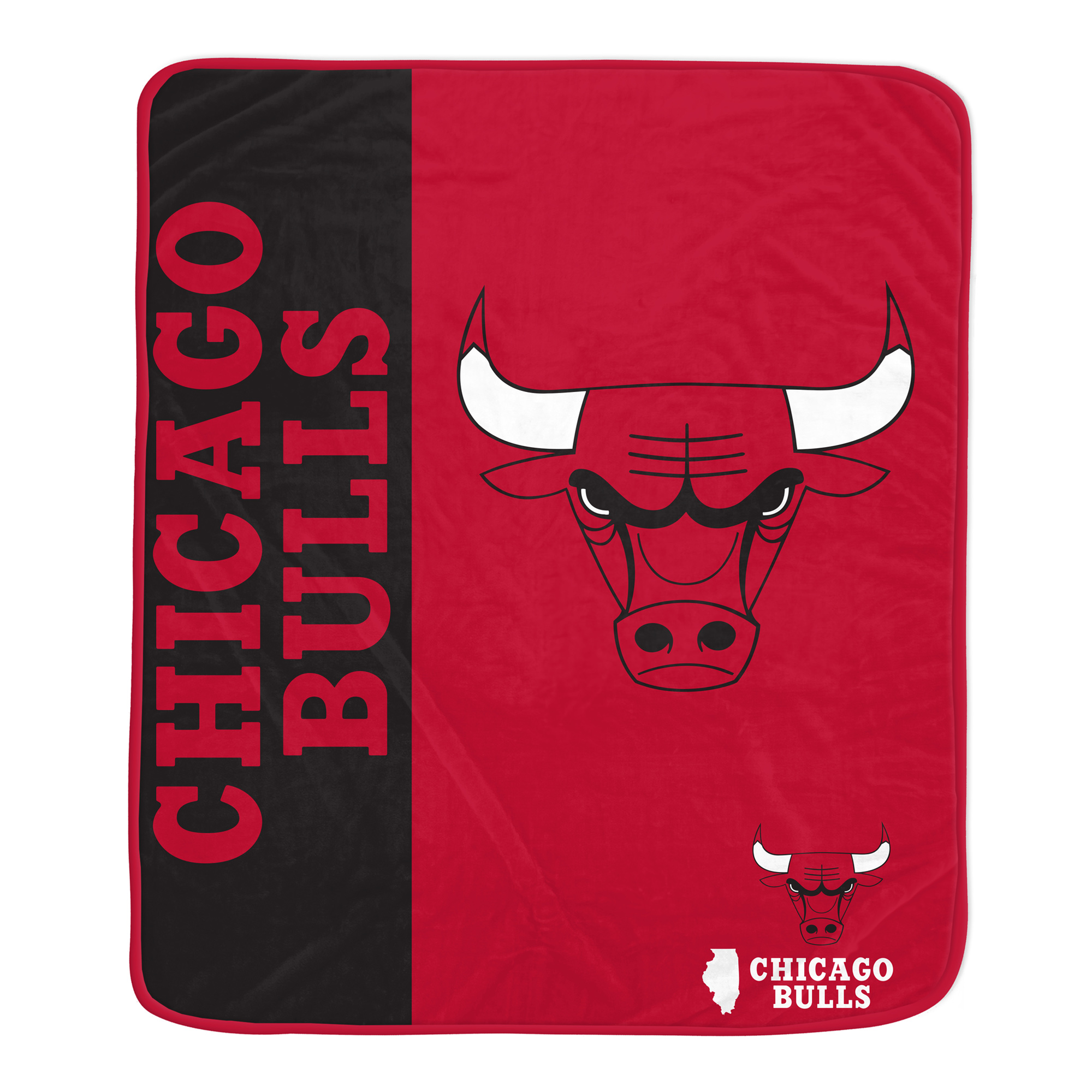 Pegasus Chicago Bulls Baseline 50" x 60" Ultra Soft Throw Blanket