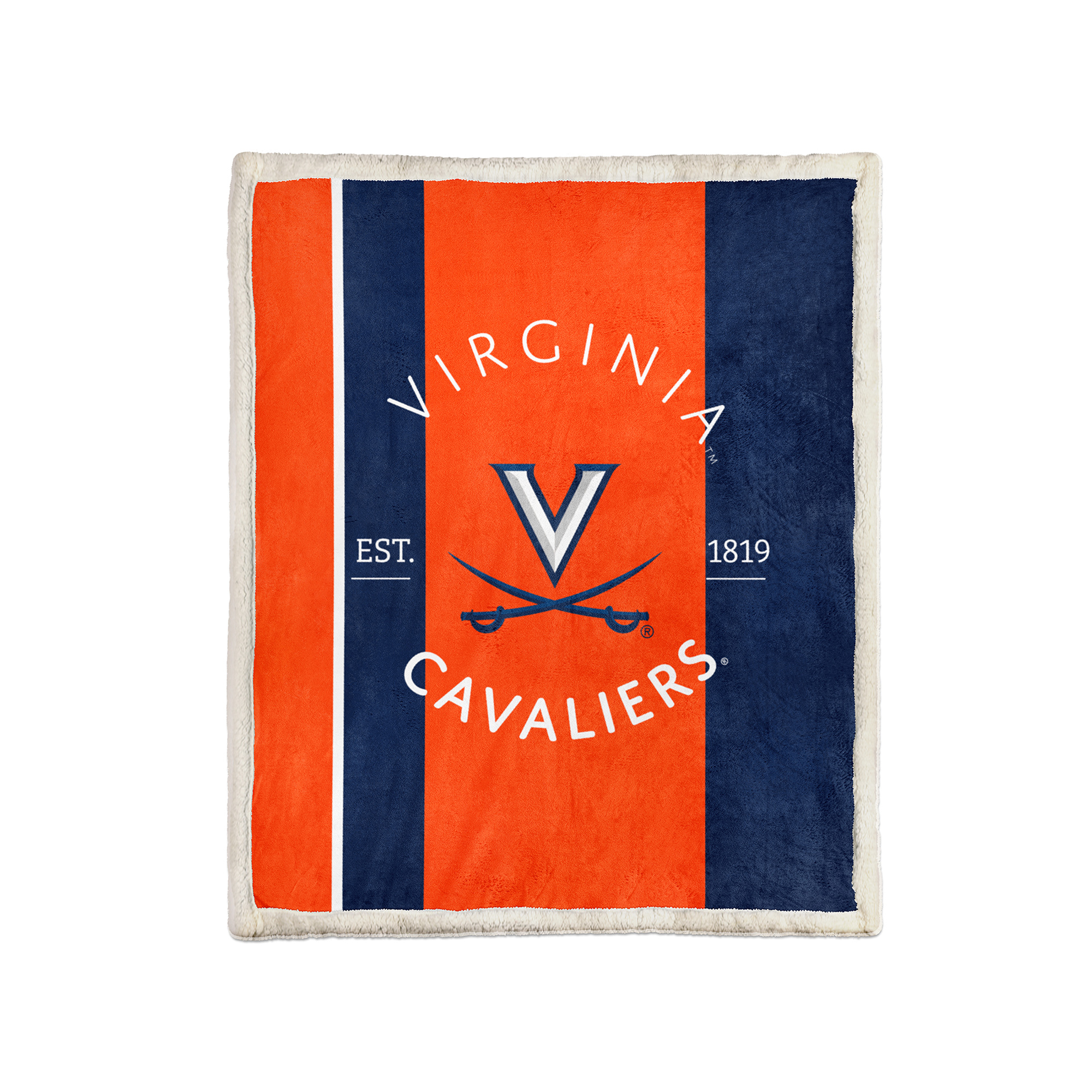 Pegasus Virginia Cavaliers Block Stripe 50″ x 60″ Ultra Cozy Sherpa Blanket Pegasus Virginia Cavaliers Block Stripe 50″ x 60″ Ultra Cozy Sherpa Blanket