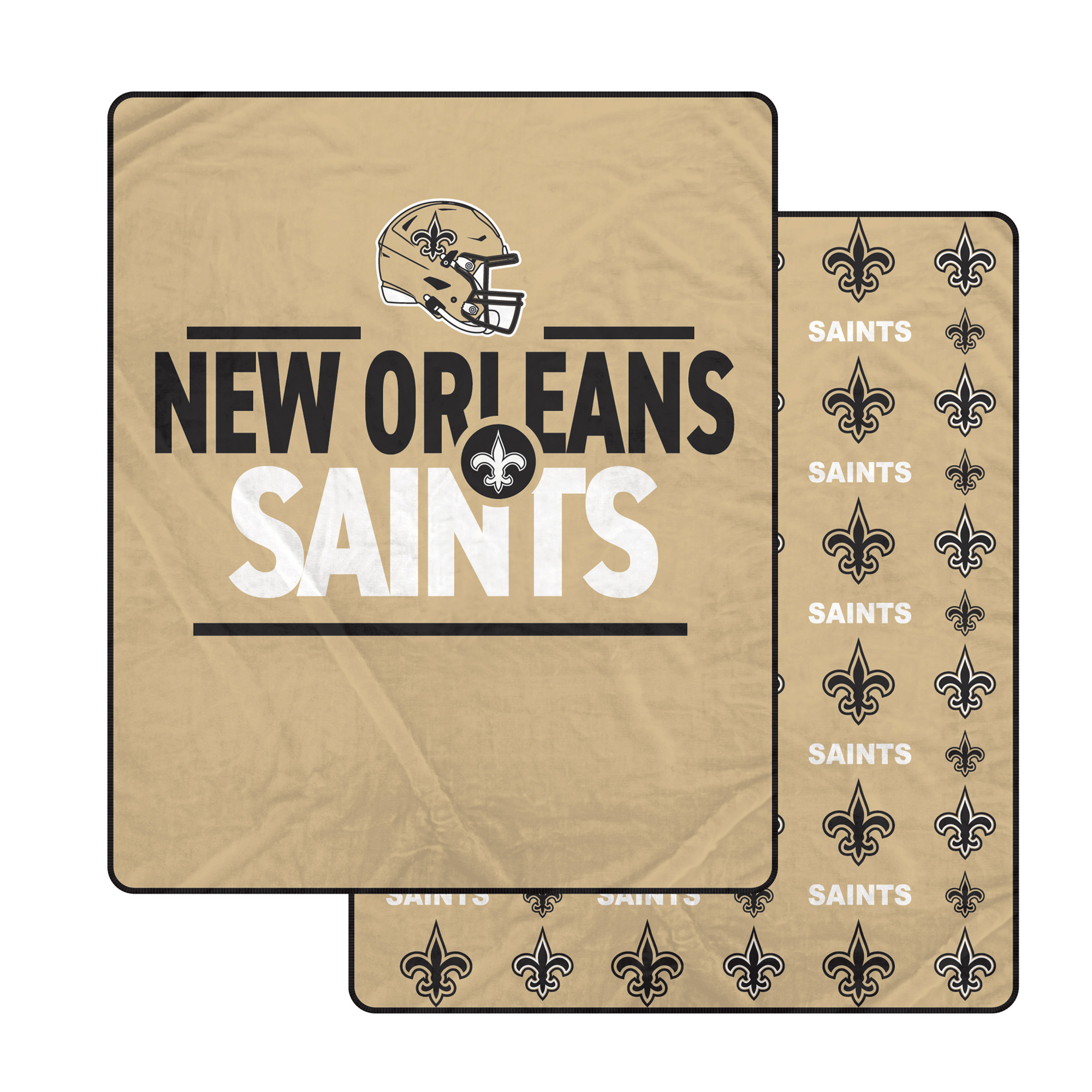 Pegasus New Orleans Saints Campaign Double-Sided 60" x 70" Ultra Cozy Blanket