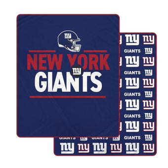"Pegasus New York Giants Campaign Double-Sided 60"" x 70"" Ultra Cozy Blanket"