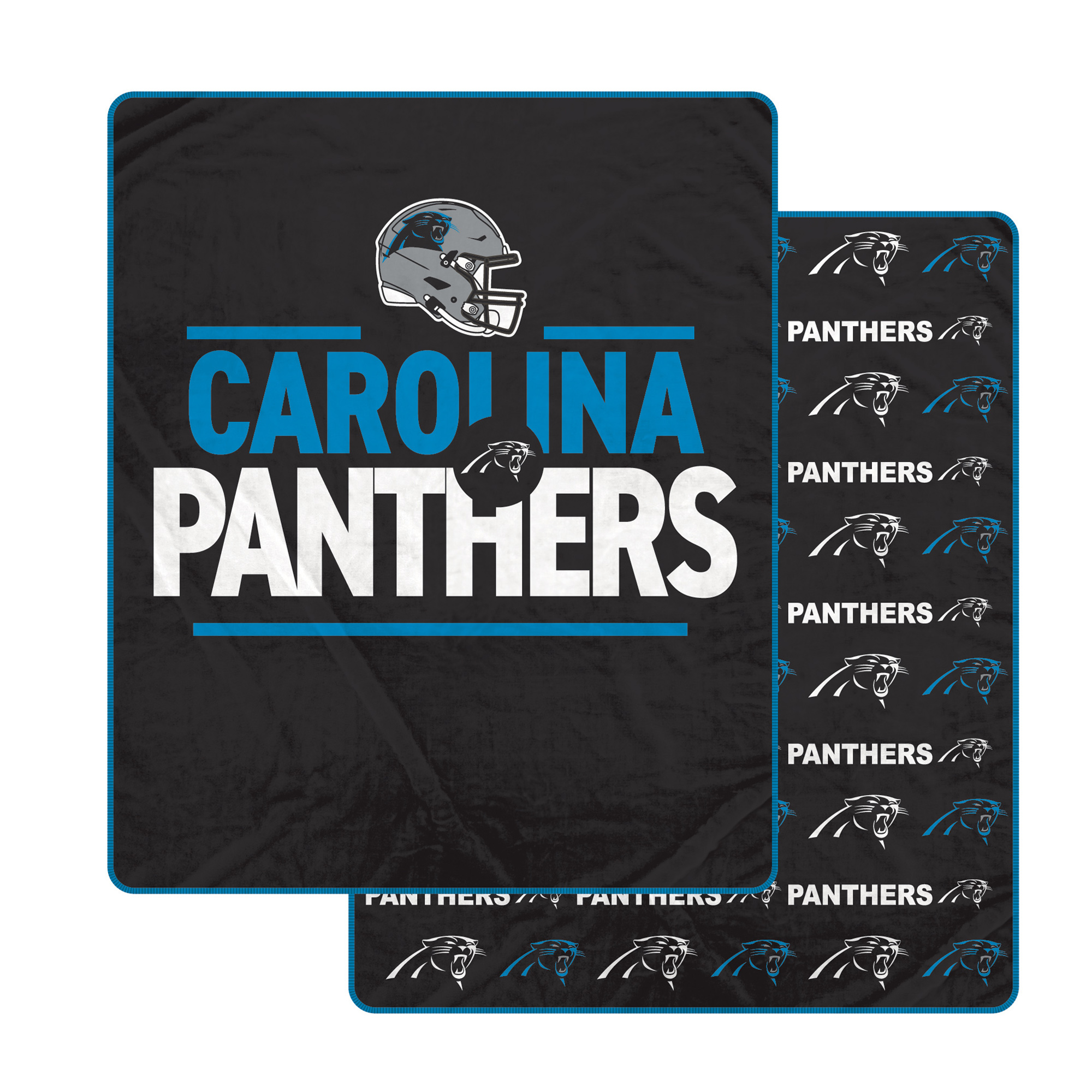 Pegasus Carolina Panthers Campaign Double-Sided 60" x 70" Ultra Cozy Blanket