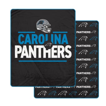 Pegasus Carolina Panthers Campaign Double-Sided 60" x 70" Ultra Cozy Blanket