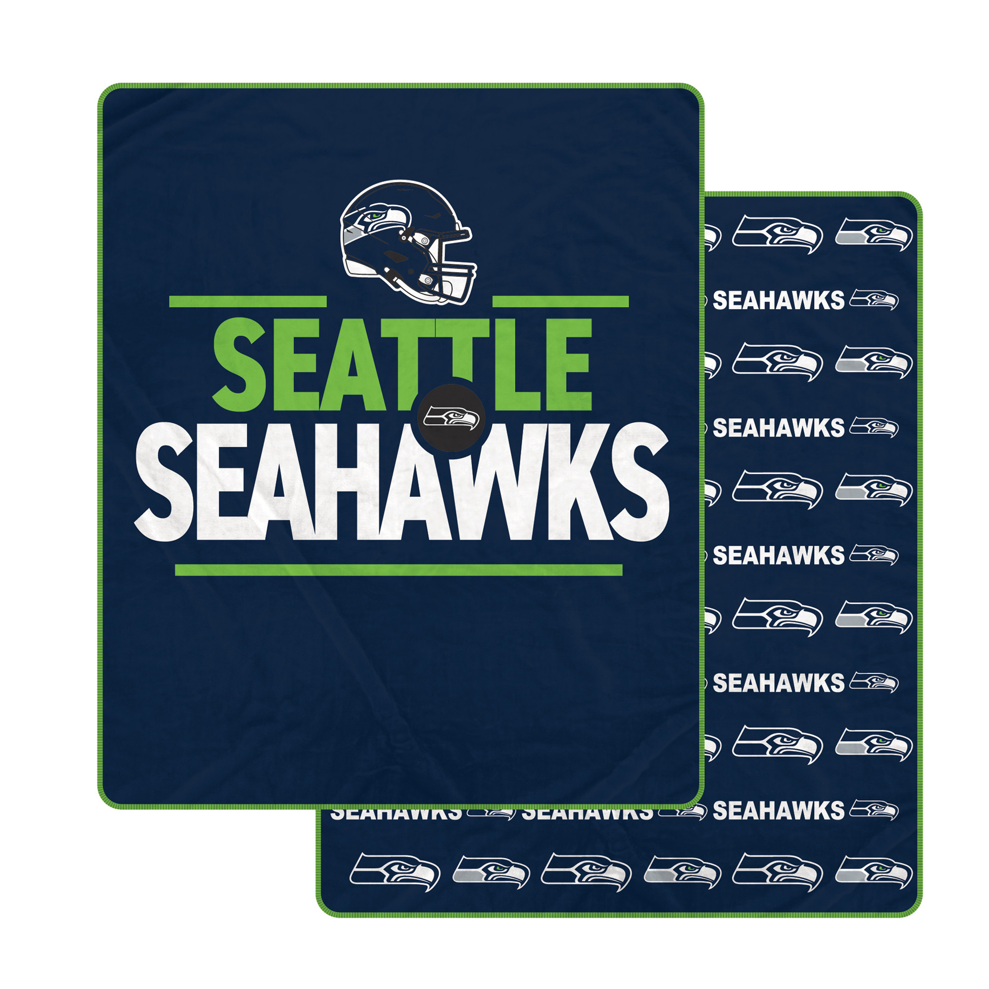 Pegasus Seattle Seahawks Campaign Double-Sided 60" x 70" Ultra Cozy Blanket