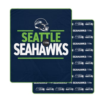 Pegasus Seattle Seahawks Campaign Double-Sided 60" x 70" Ultra Cozy Blanket