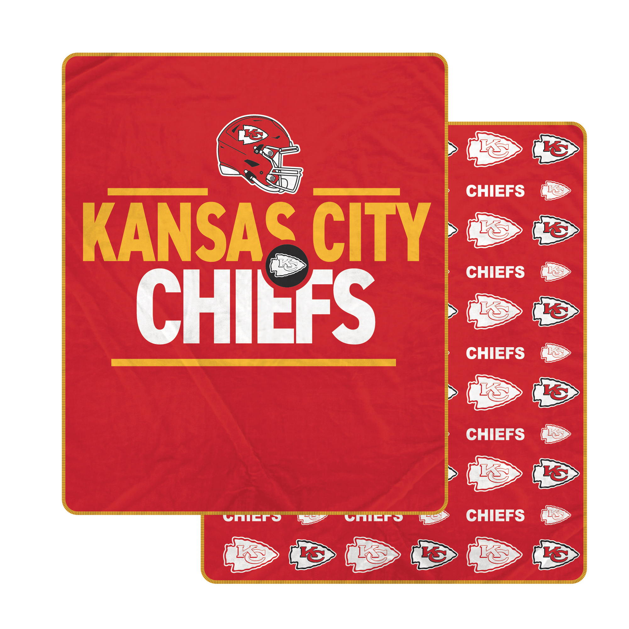 Pegasus Kansas City Chiefs Campaign Double-Sided 60" x 70" Ultra Cozy Blanket