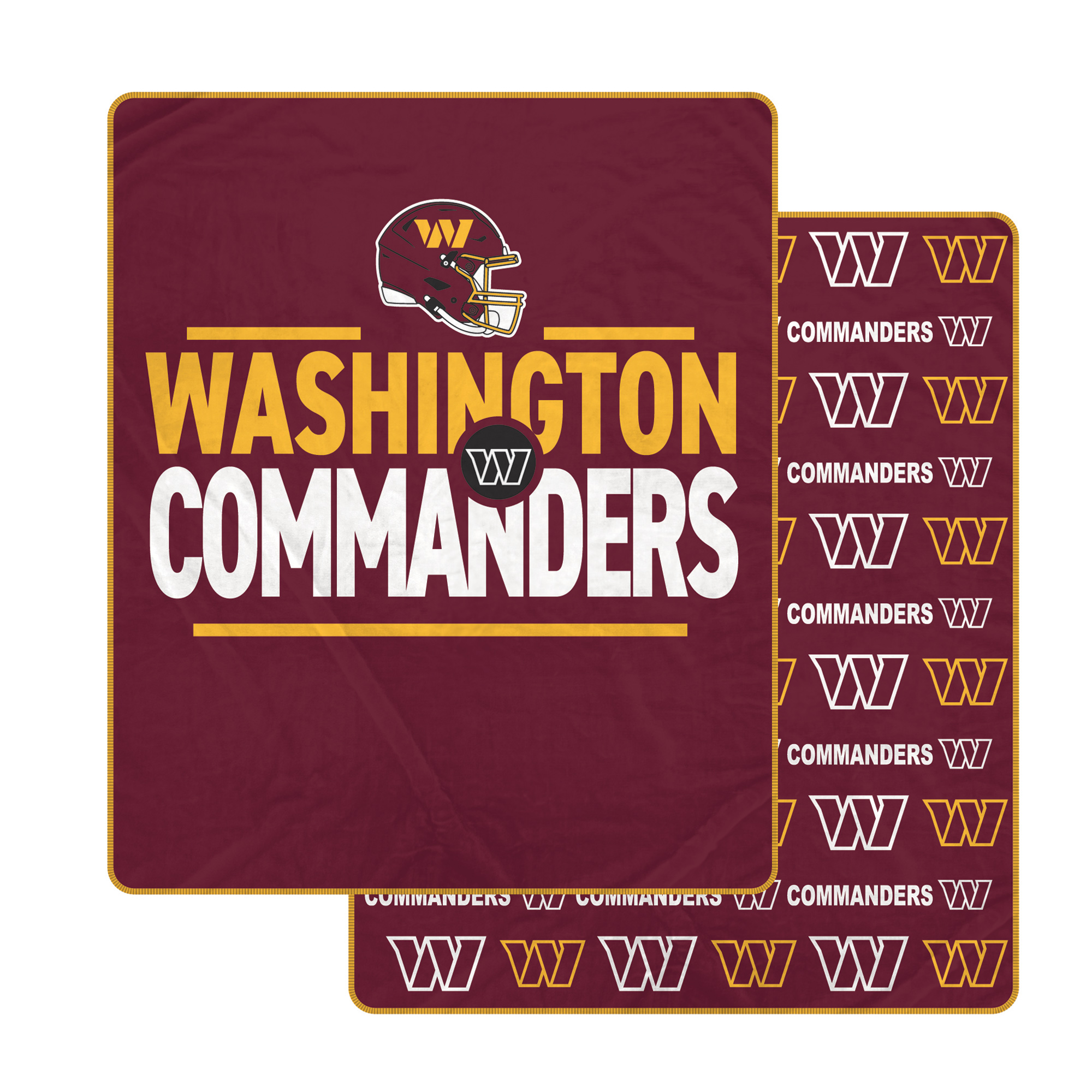 Pegasus Washington Commanders Campaign Double-Sided 60" x 70" Ultra Cozy Blanket