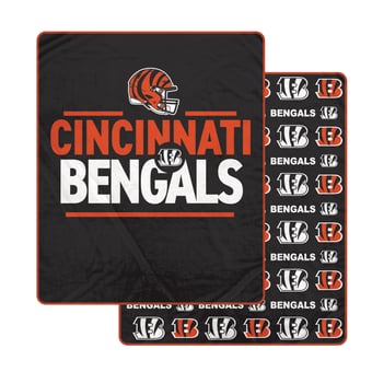 Pegasus Cincinnati Bengals Campaign Double-Sided 60" x 70" Ultra Cozy Blanket