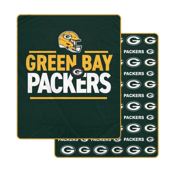Pegasus Green Bay Packers Campaign Double-Sided 60" x 70" Ultra Cozy Blanket