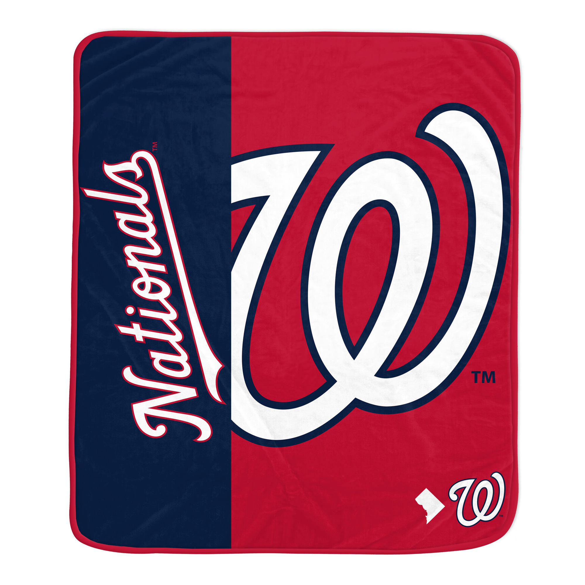 Pegasus Washington Nationals Dugout 50" x 60" Ultra Soft Throw Blanket