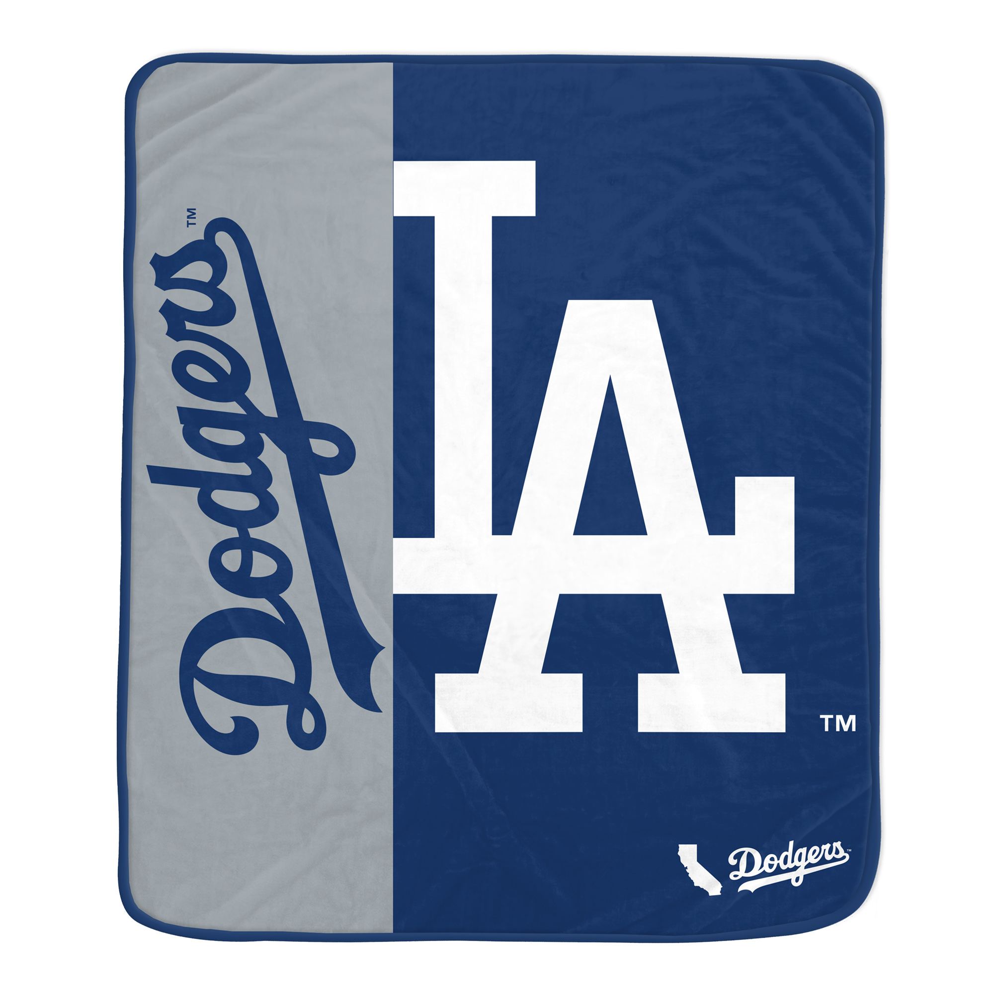 Pegasus Los Angeles Dodgers Dugout 50" x 60" Ultra Soft Throw Blanket