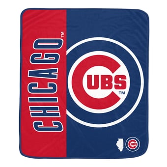 Pegasus Chicago Cubs Dugout 50" x 60" Ultra Soft Throw Blanket