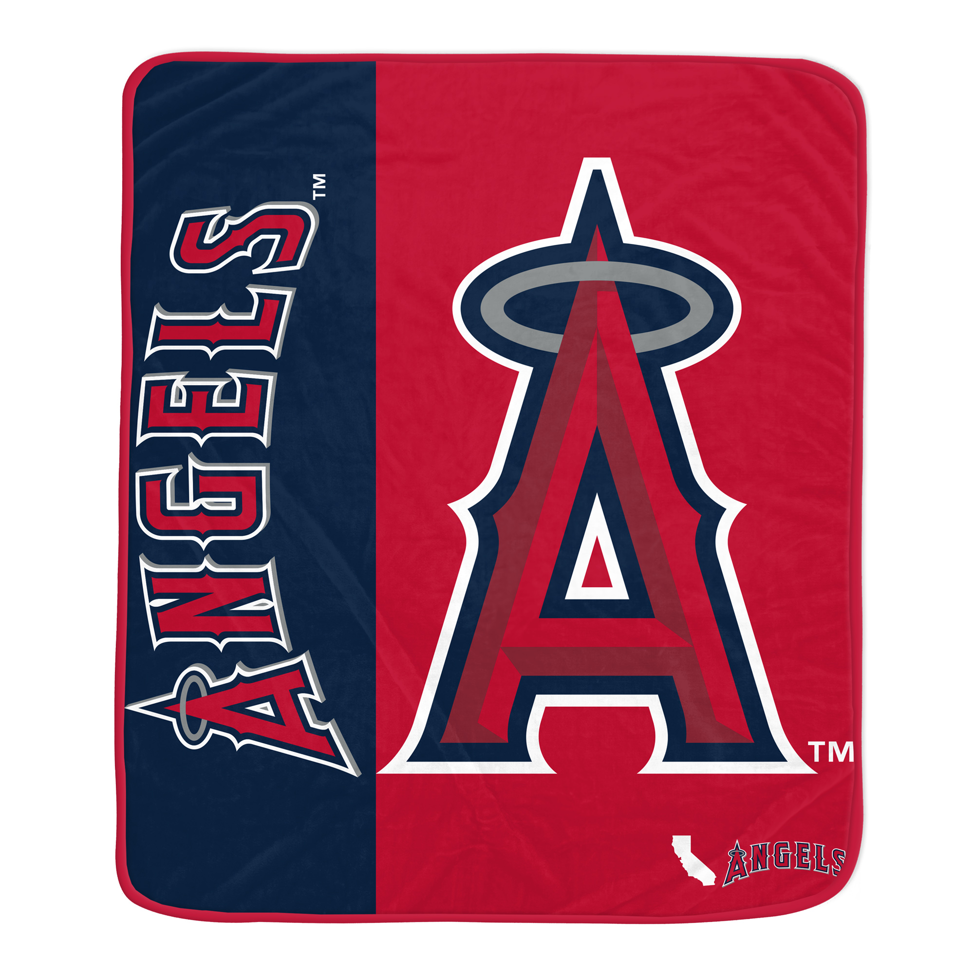 Pegasus Los Angeles Angels Dugout 50" x 60" Ultra Soft Throw Blanket
