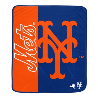 Pegasus New York Mets Dugout 50" x 60" Ultra Soft Throw Blanket