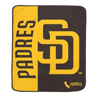 Pegasus San Diego Padres Dugout 50" x 60" Ultra Soft Throw Blanket
