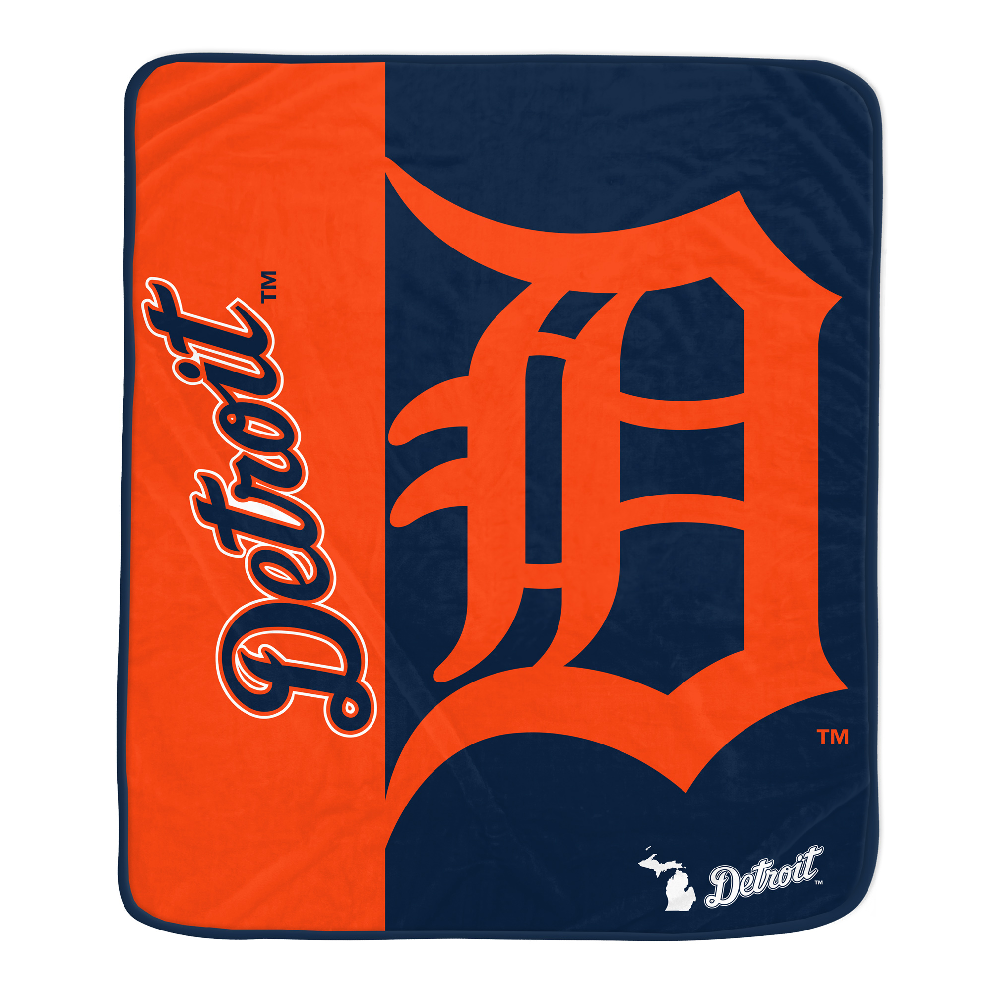 Pegasus Detroit Tigers Dugout 50" x 60" Ultra Soft Throw Blanket