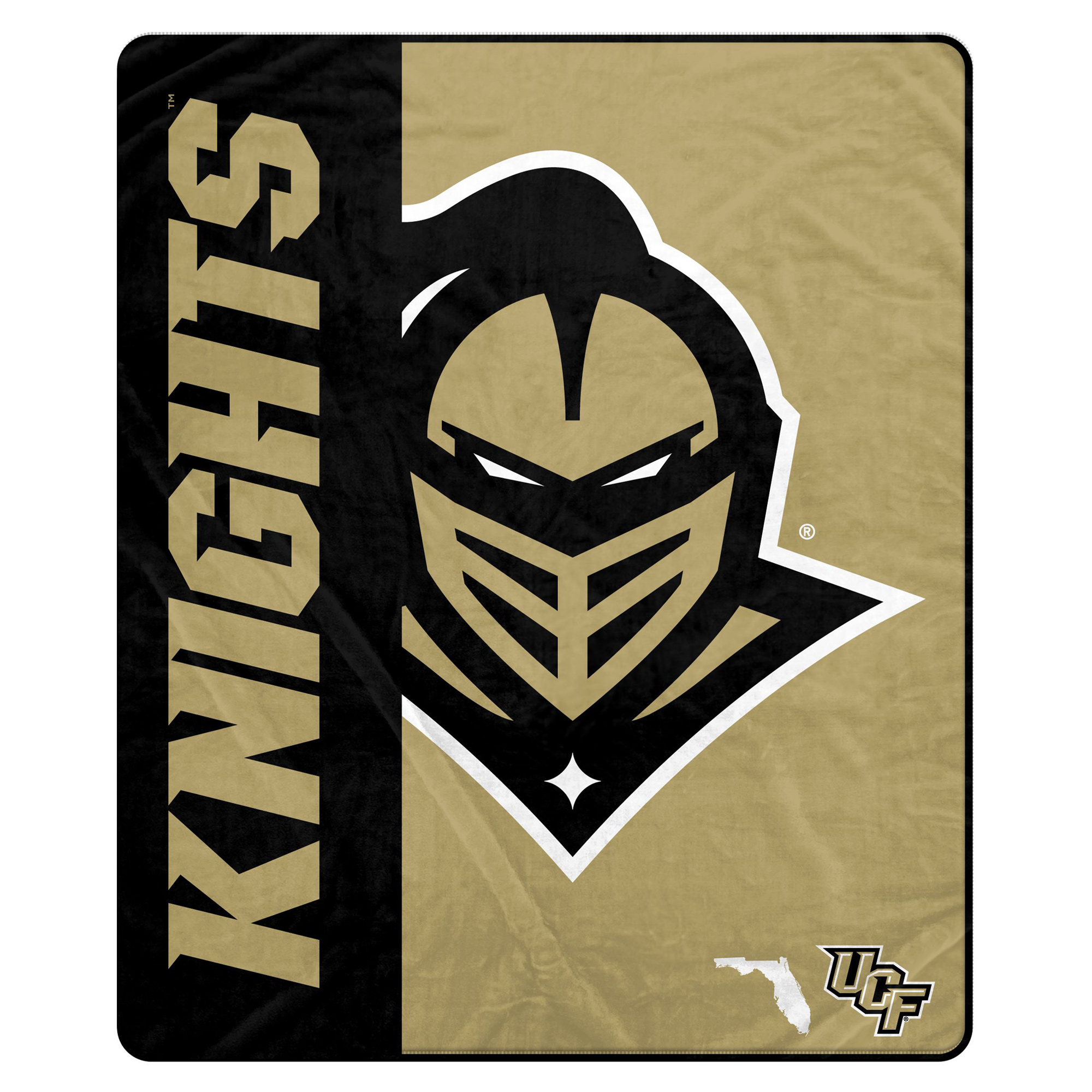 Pegasus UCF Knights Endzone Oversized 60" x 80" Ultra Soft Throw Blanket