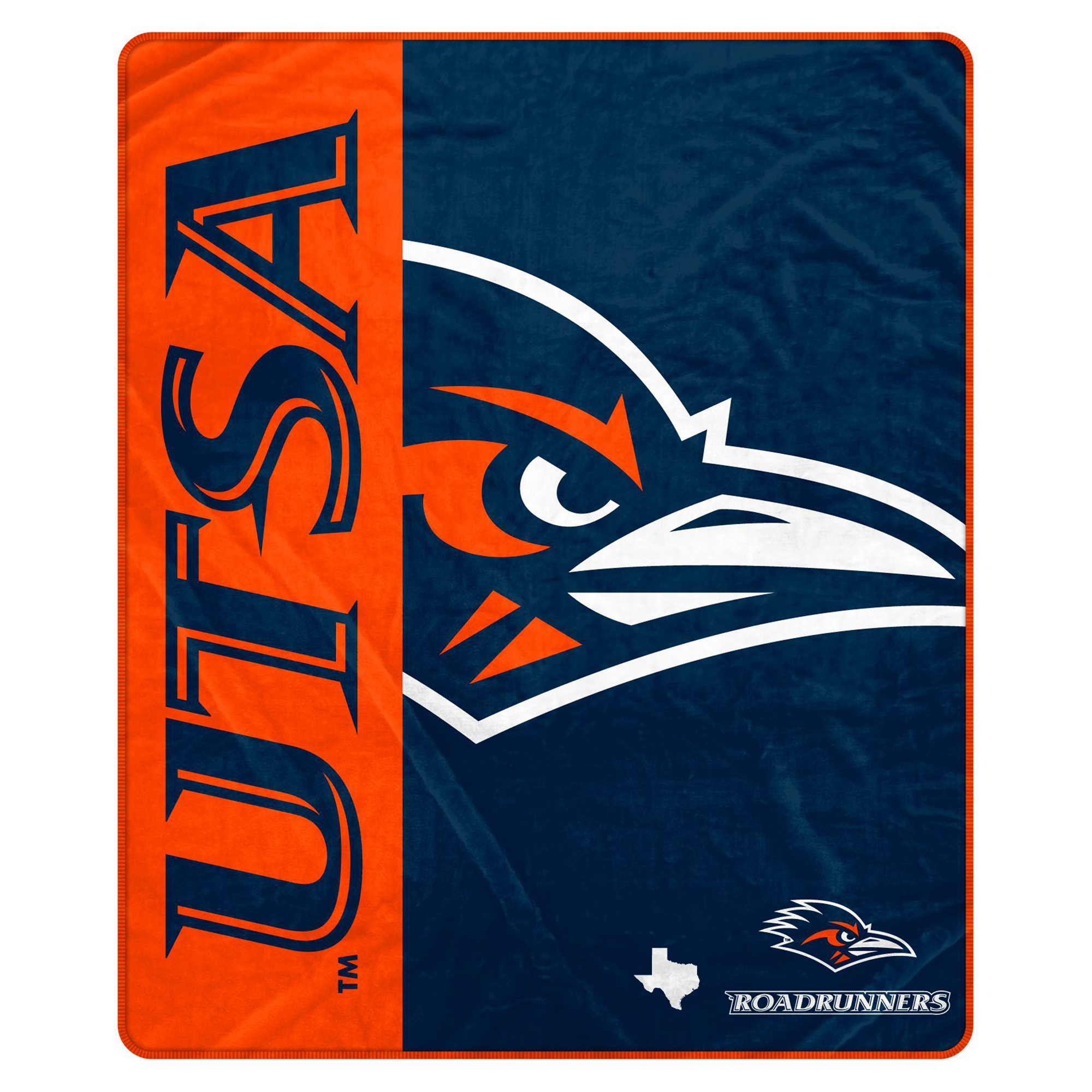 Pegasus UTSA Roadrunners Endzone Oversized 60" x 80" Ultra Soft Throw Blanket