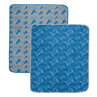 Pegasus Detroit Lions Two-Piece Home & Away Logo Roll 60" x 70" Blanket Set