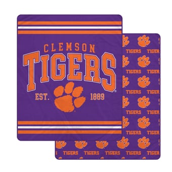 Pegasus Clemson Tigers Legacy Arch Double-Sided 60" x 70" Blanket