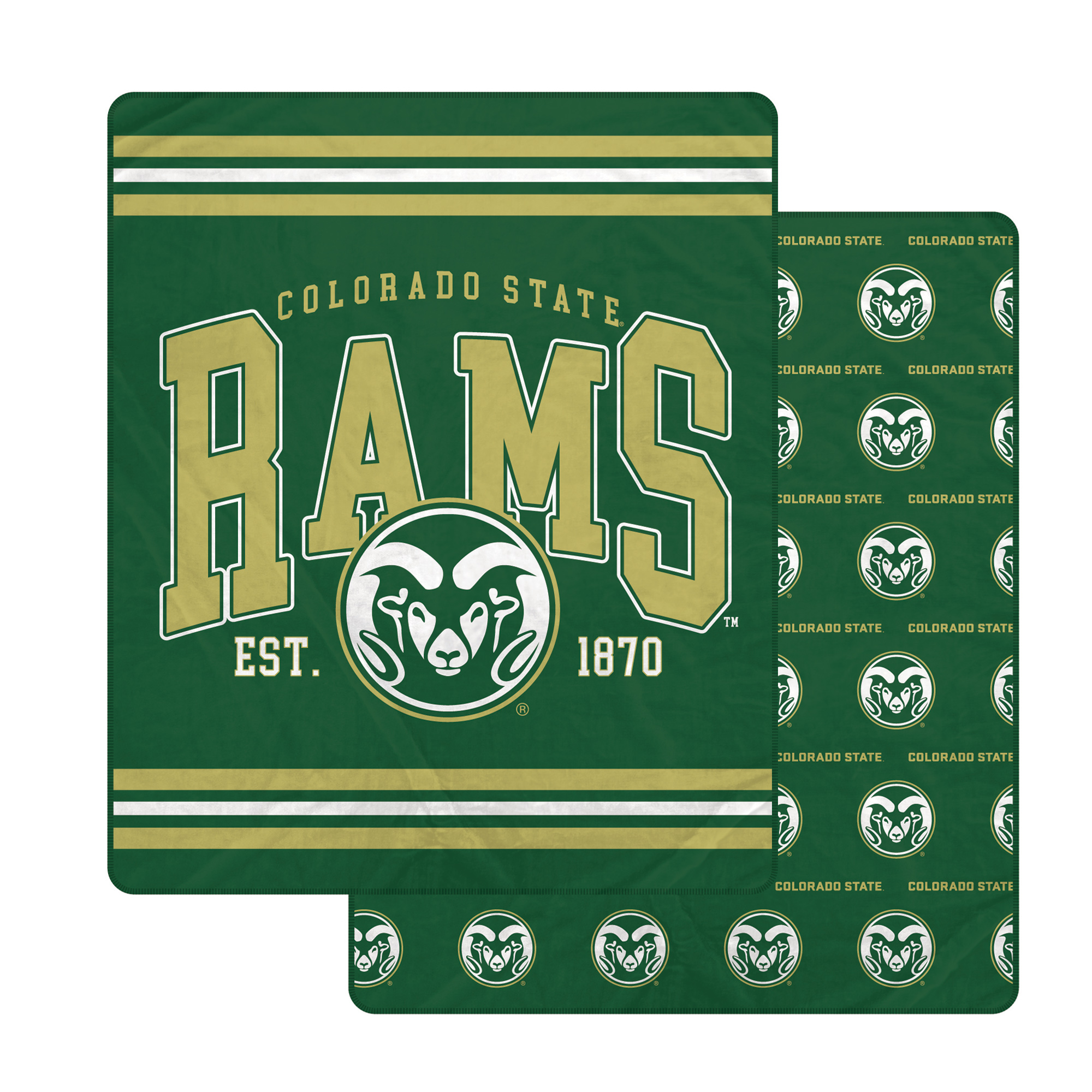Pegasus Colorado State Rams Legacy Arch Double-Sided 60" x 70" Blanket