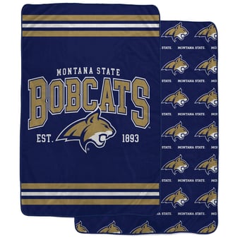 Pegasus Montana State Bobcats Legacy Arch Double-Sided 60" x 70" Blanket
