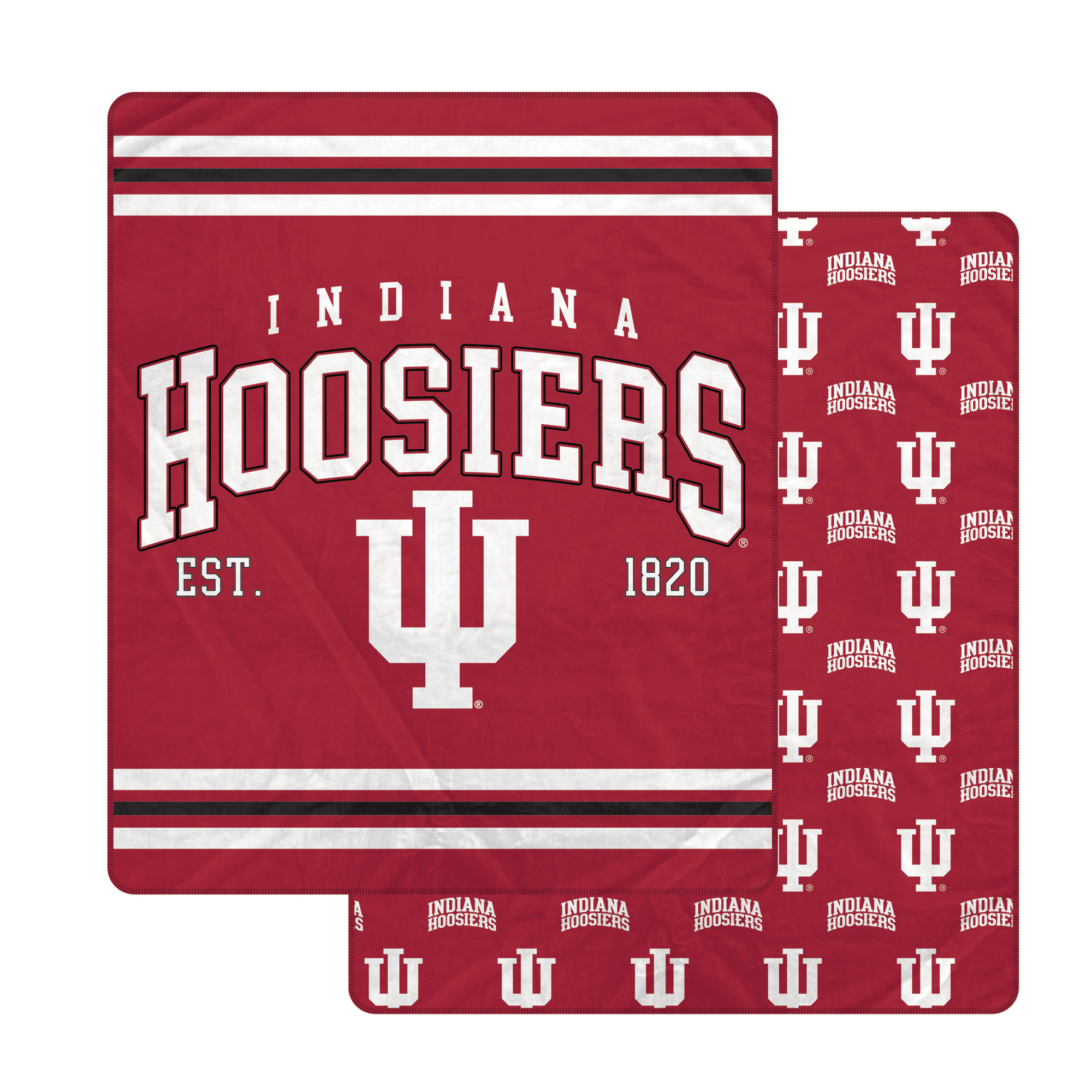 Pegasus Indiana Hoosiers Legacy Arch Double-Sided 60" x 70" Blanket