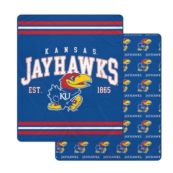 "Pegasus Kansas Jayhawks Legacy Arch Double-Sided 60"" x 70"" Blanket"