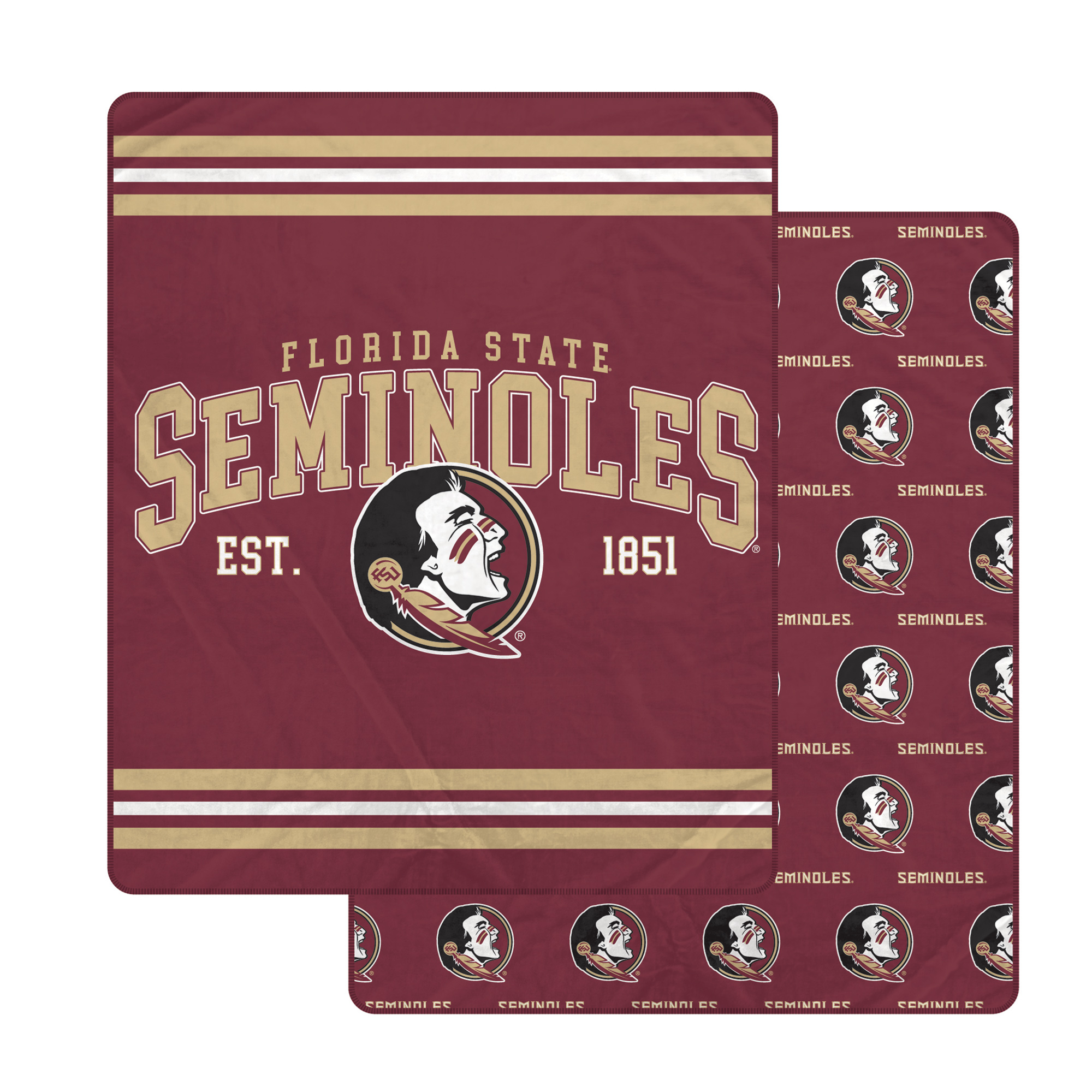 Pegasus Florida State Seminoles Legacy Arch Double-Sided 60" x 70" Blanket