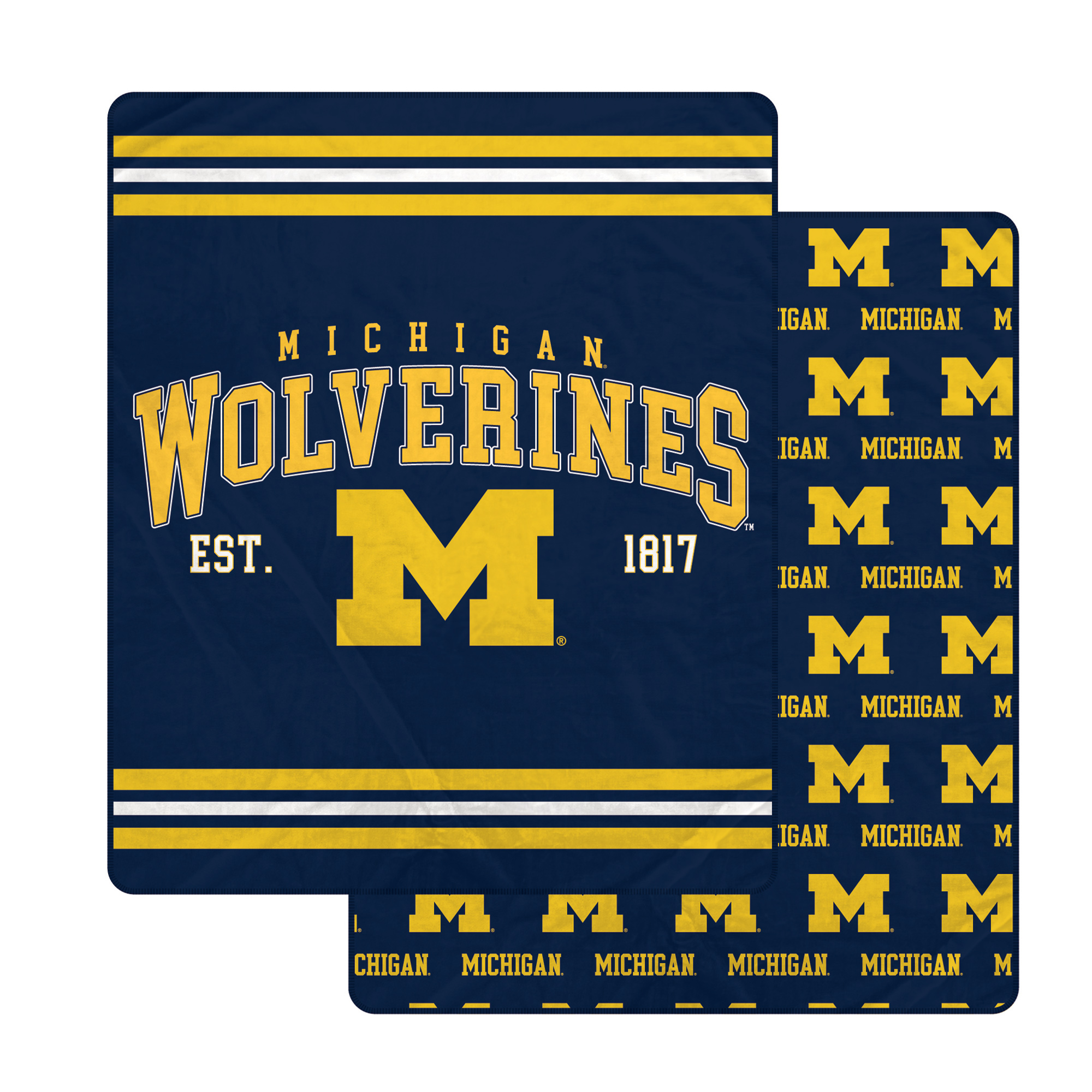 Pegasus Michigan Wolverines Legacy Arch Double-Sided 60" x 70" Blanket