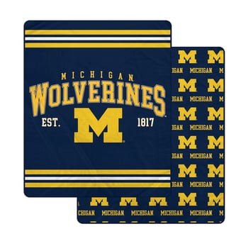 Pegasus Michigan Wolverines Legacy Arch Double-Sided 60" x 70" Blanket