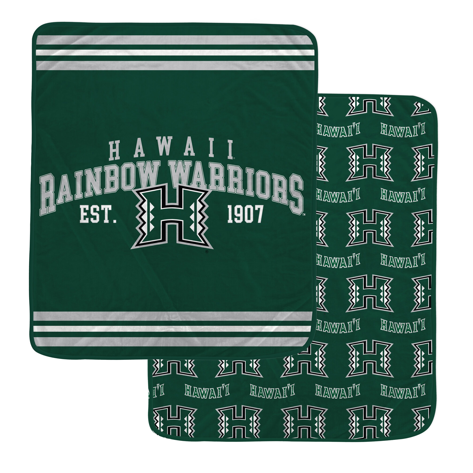 Pegasus Hawaii Rainbow Warriors Legacy Arch Double-Sided 60" x 70" Blanket