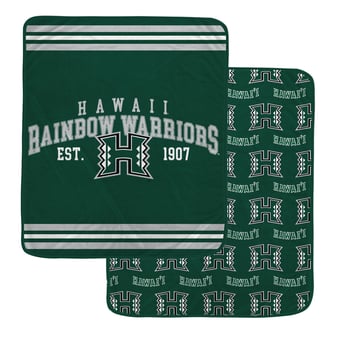 Pegasus Hawaii Rainbow Warriors Legacy Arch Double-Sided 60" x 70" Blanket
