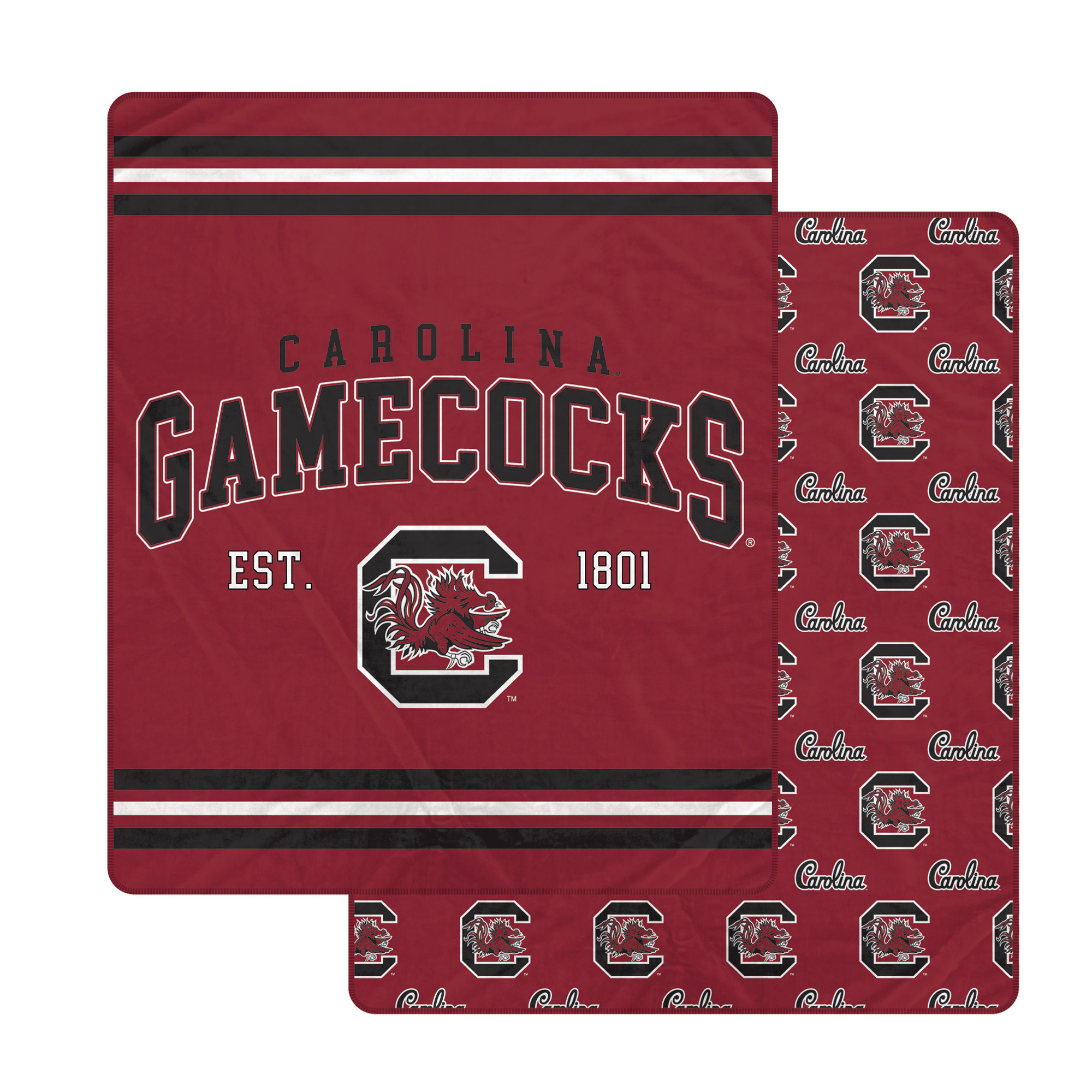 Pegasus South Carolina Gamecocks Legacy Arch Double-Sided 60" x 70" Blanket