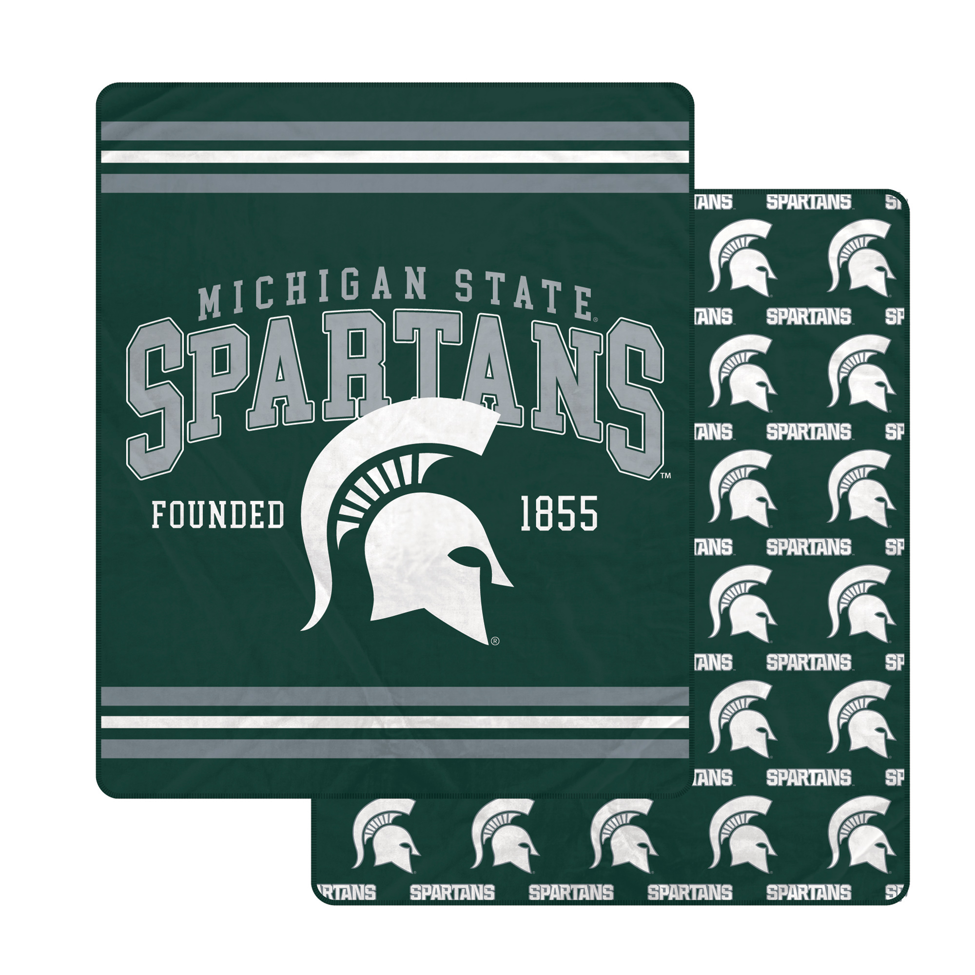 Pegasus Michigan State Spartans Legacy Arch Double-Sided 60" x 70" Blanket