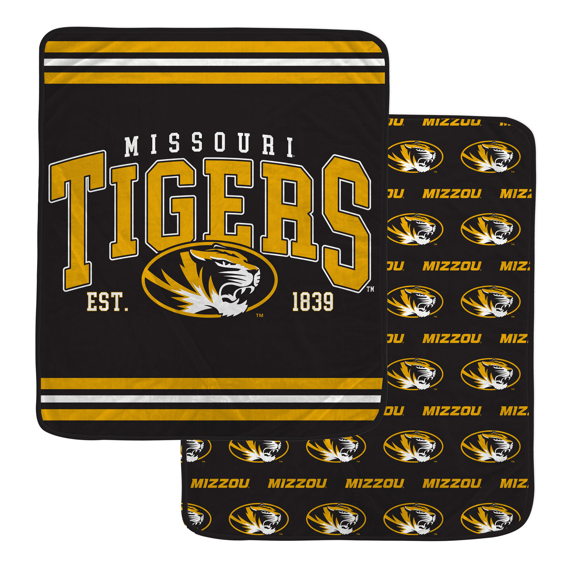 Pegasus Missouri Tigers Legacy Arch Double-Sided 60" x 70" Blanket